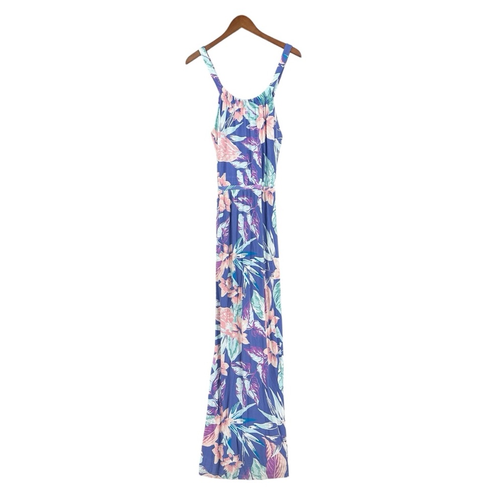 Soma Floral Maxi Dress - Blue and Pink